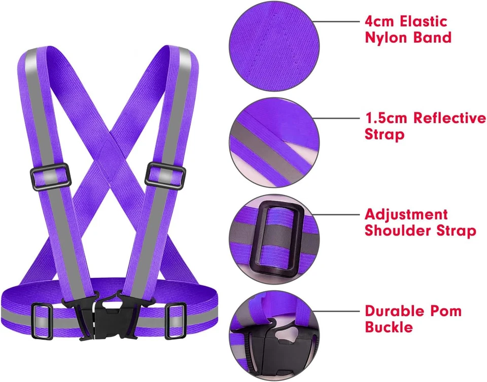 Chaleco reflectante de alta visibilidad Chaleco de seguridad Chaleco reflectante - Image 4 of 4