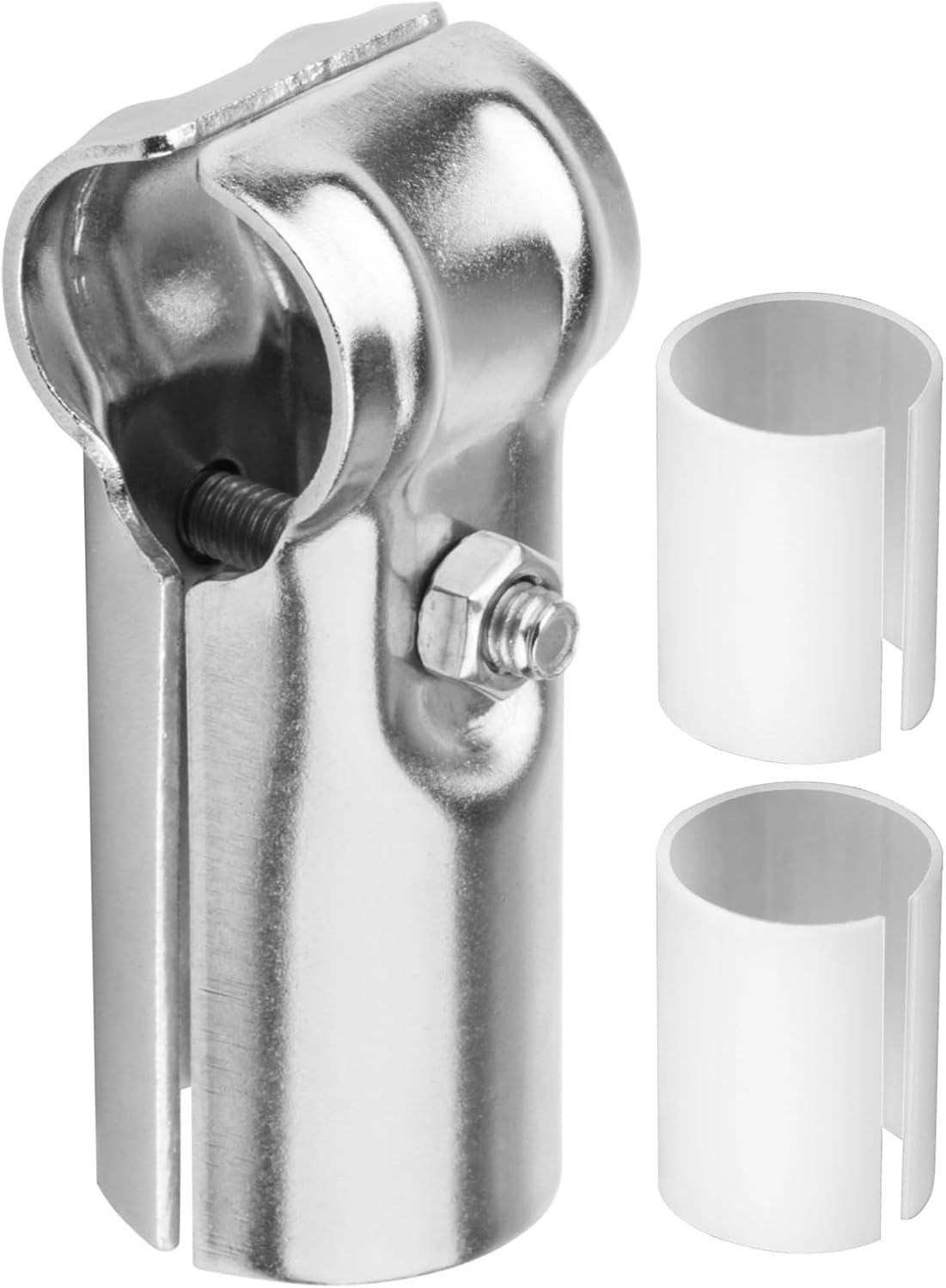 10 Sets T Pipe Connector Tee Clamp Fittings, Fits 3/4