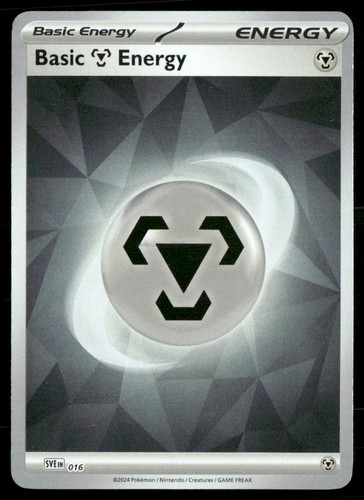 Basic Metal Energy - 016 Scarlet & Violet Energies 16 C Holo Pokémon — English