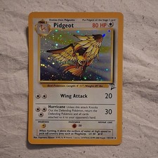 Pokémon Pidgeot Holo Rare Base Set 2 14/130 80 HP Wizards of the Coast Card