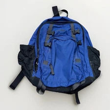 LL Bean Adult Hiking Backpack Aluminum Frame Camping Outdoor Blue Med 28"