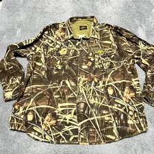 Duck Commander Shirt Mens 3XL Camo Hunting Long Sleeve Button Hunting