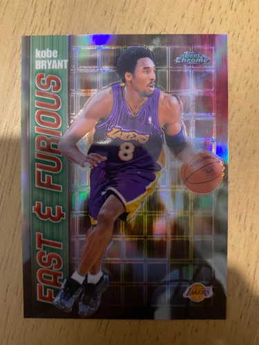 Kobe Bryant [Refractor] #FF06 2001 Topps Chrome Fast & Furious card
