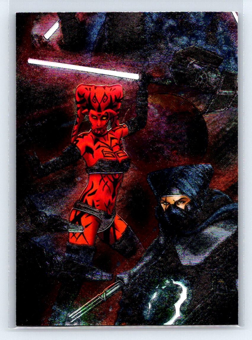 DARTH TALON 2012 Topps Star Wars Galaxy Series 7 Etched Foil #6 C2