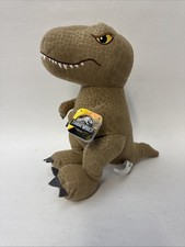 Jurassic World Dominion T-Rex Stuffed Dinosaur 10" Plush Universal Theme Park.