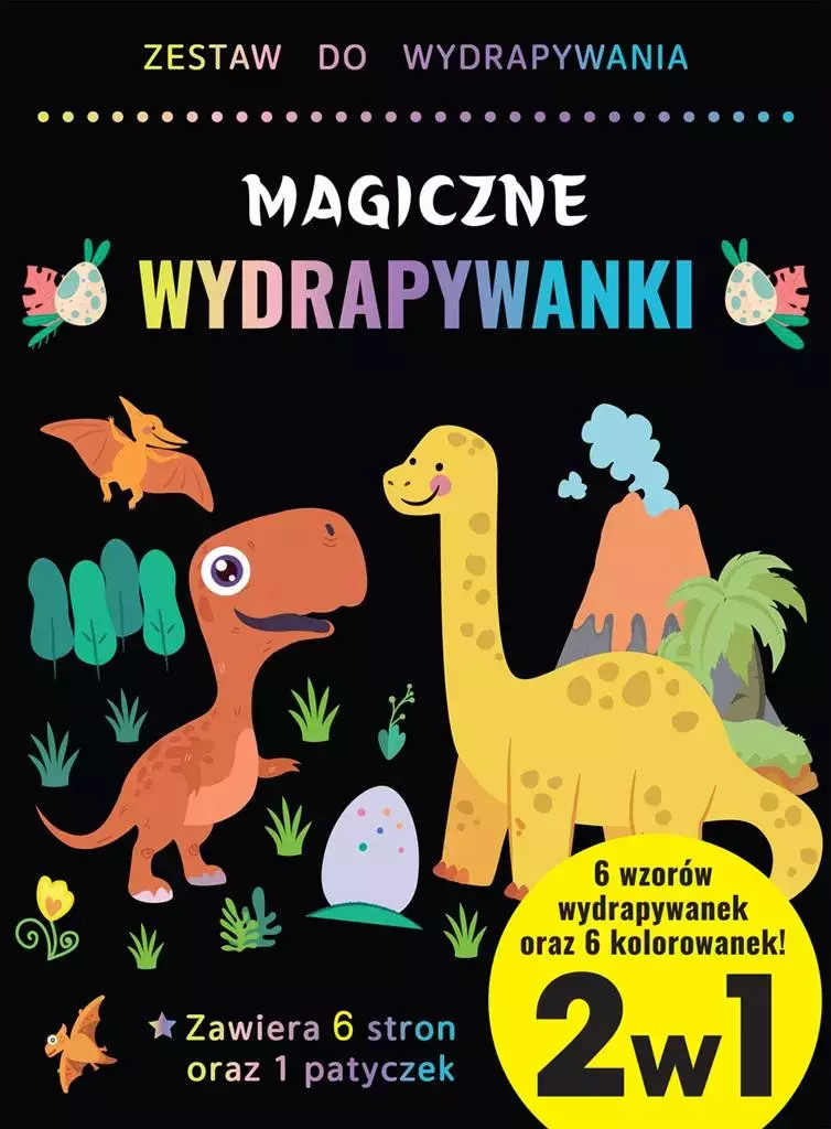 5907587834897 Wydrapywanka i kolorowanka 2w1 Tobby