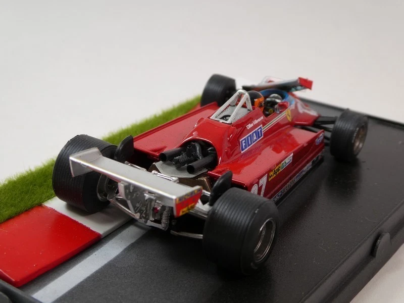 Brumm Ferrari 126 CK #27 Gilles Villeneuve Canada 1981 55-56 giro lap 1/43 AS45 - Immagine 3 di 4