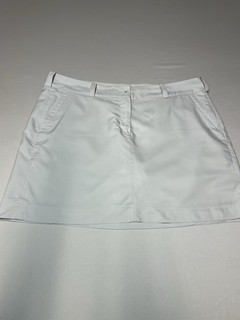Nike Golf Tour Performance Women's Beige Golf Skort Pockets Stretch 18