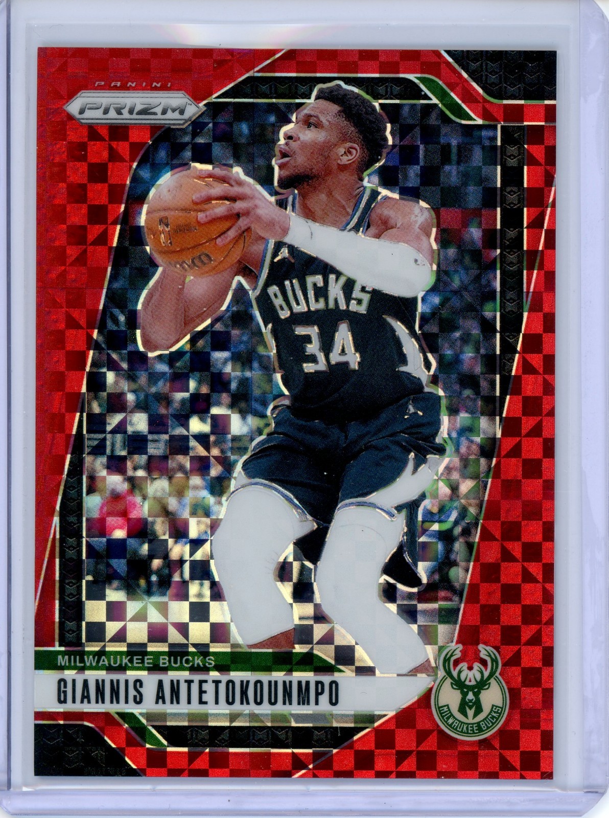 2024 Prizm Red Power #85 Giannis Antetokounmpo /75