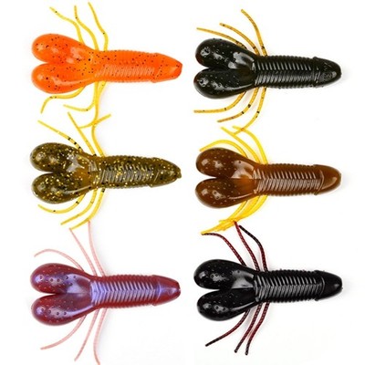 10pack Slow Sinking Artificial Plastic Lures High Elasticities Realistic