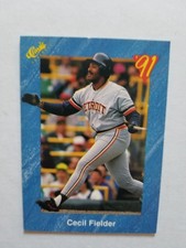 1991 Classic Cecil Fielder Detroit Tigers T41
