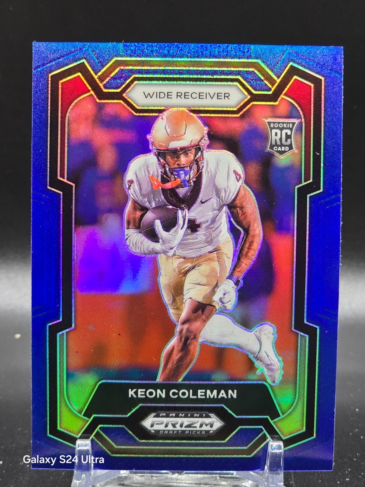 2024 Panini Prizm Draft Picks Keon Coleman #120 Blue Prizm /199