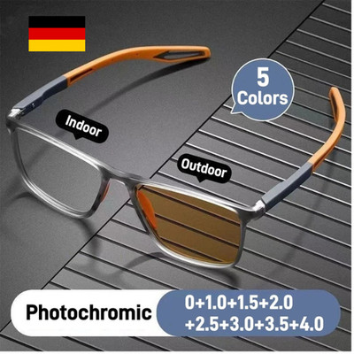 Sonnenbrille selbsttönend mit Sehstärke Photochrom Brille mit Vollrahmen