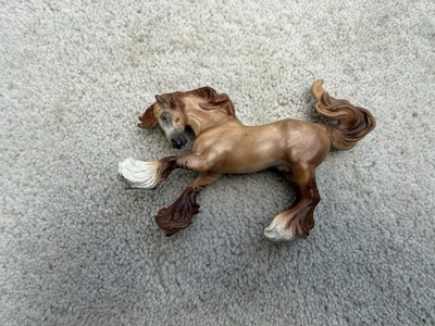 Pretty Custom Breyer Horse Stablemate Red Apricot Dun Gypsy Vanner Draft
