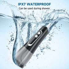 Cordless Rechargeable Water Dental Flosser Oral Irrigator with 4 Modes