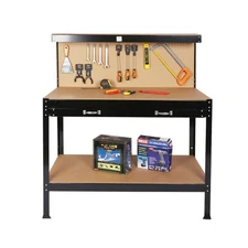 Wood Work Bench 115cm 300Lbs Capacity w/Smart Tool Storage