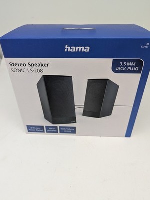 HAMA 173134 PC-LS SONIC LS-208 Lautsprecher Lautsprecher, Schwarz