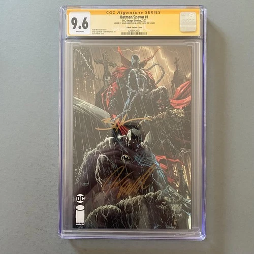 BATMAN SPAWN 1 CGC 9.6 VARIANT SIGNED BRAD ANDERSON & JASON FABOK (2023, DC)