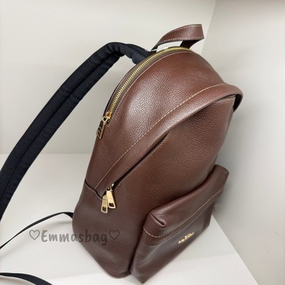 NWT Coach Taylor Small Backpack CDW78 pebbled leather/Gold/Maple
