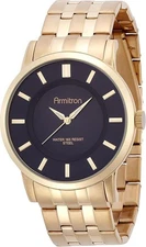 Brand New Armitron Men's Quartz Watch , 20/4962GP  Gold Tone 42mm