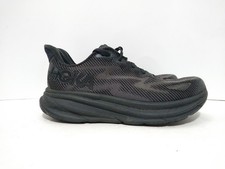 Hoka One One Clifton 9 1127895 BBLC Black Running Shoes Sneakers Men's Size 9 D