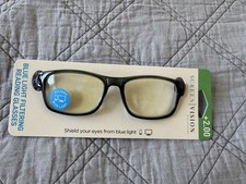NEW SCREEN|VISION ICU EYEWEAR Blue Light Filtering Reading Glasses +2.00