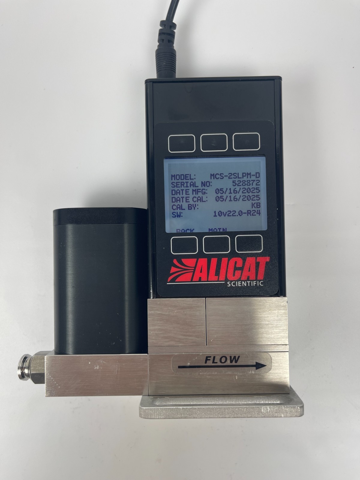 Alicat MCS-2SLPM-D-PROFINET Mass Flow Controller Gas N2, SO2 2025 | FULLY TESTED