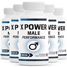 X Power Capsules, Official XPower Supplement Pills (5 Pack)