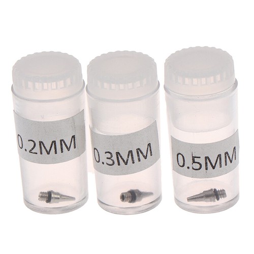 0.2/0.3/0.5Mm Body Painting Airbrush Spray Gun Replacement Parts Needle Nozzl^dm - Picture 3 of 11