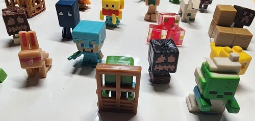 My World Magnetic Building Block Set STEM Mine Craft Toys Tiles Pixel Cube 2CM - Picture 24 of 78