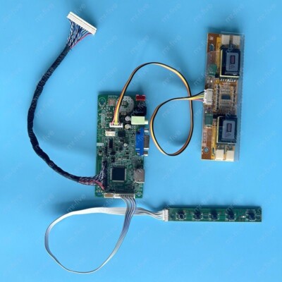 For HSD190MGW1-A00/A02 HDMI+VGA LVDS 30-Pin 1440x900 4-CCFL Controller Board Kit