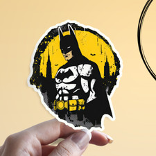 Batman Sticker: Gotham City Silhouette DC Comics Decal Dark Knight Waterproof