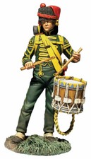 BRITAINS NAPOLEONIC BRITISH 36181 NASSAU GRENADIER DRUMMER 1815