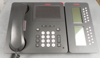 Avaya 9641G  IP Office Telephone 700506517 with SBM24 Button Expansion Module