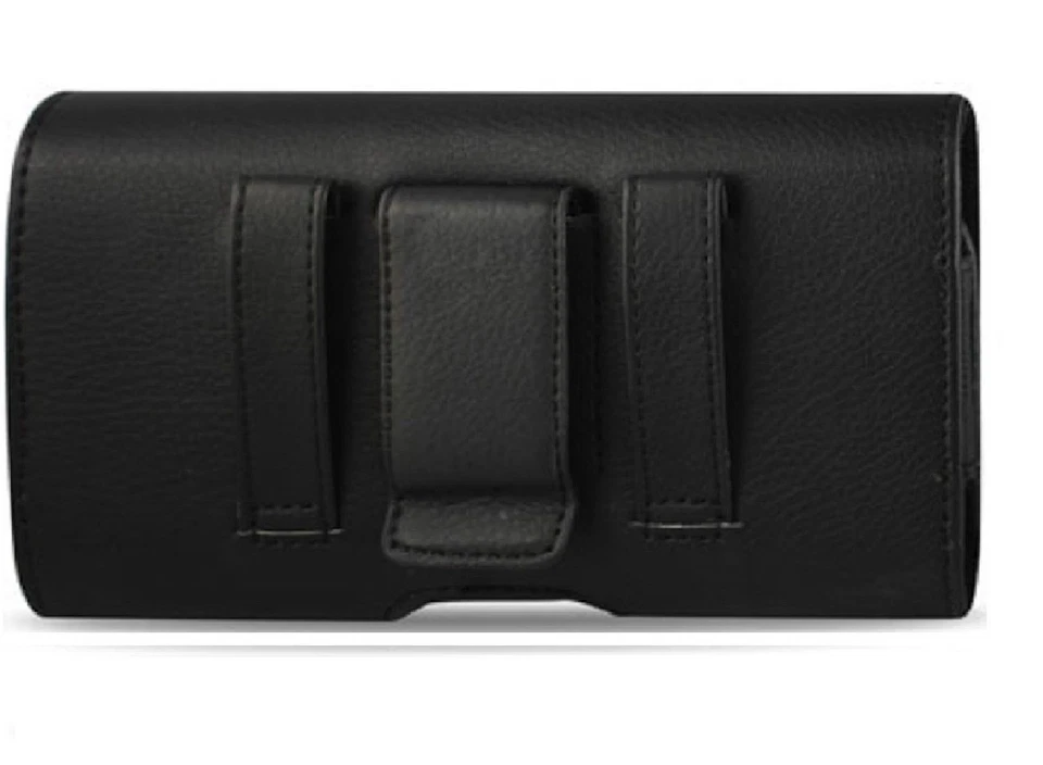 Kyocera DuraXV LTE Flip Phone Leather Holster Case Pouch with Belt Loop & Clip - Image 2 of 4