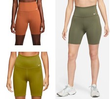 NWT Women's Nike Dri-FIT One High-Waisted 7" Biker Shorts S MSRP 45