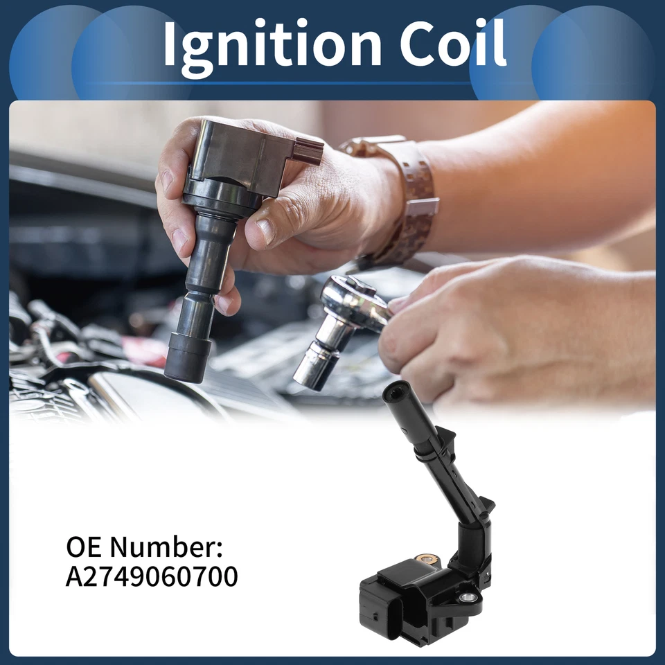 Ignition Coil Ignition Coil Pack No.A2749060700 for Mercedes-Benz C300 2015-2018 - Imagem 2 de 4