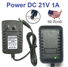 21V 1A 1000mA AC/DC 110-240V Converter Adapter Wall Charger Power Supply Mains