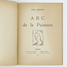 Paul SÉRUSIER ABC de la peinture RARE Edt ORIGINALE 1921