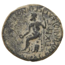 ROMAN PROVINCIAL (PHRYGIA, ACMONEA) - 65 AE 18mm - Nero - Zeus Seated Left