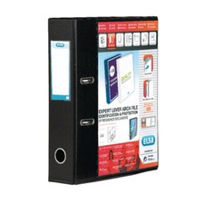 Image of Elba Vision Lever Arch File A4 70mm Black 100080896