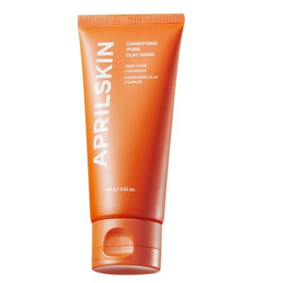 aprilskin Carrot carrotin Quick Dry Pore Tightening Clay Mask peel off wash off