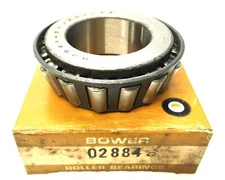 Bower Tapered Cone Roller Bearing 02884 NOS