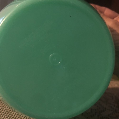 Vintage Tupperware Crisp It Salathalter Schüssel mit Deckel keine Spitze Jadeit 679-7 - Bild 3 von 5