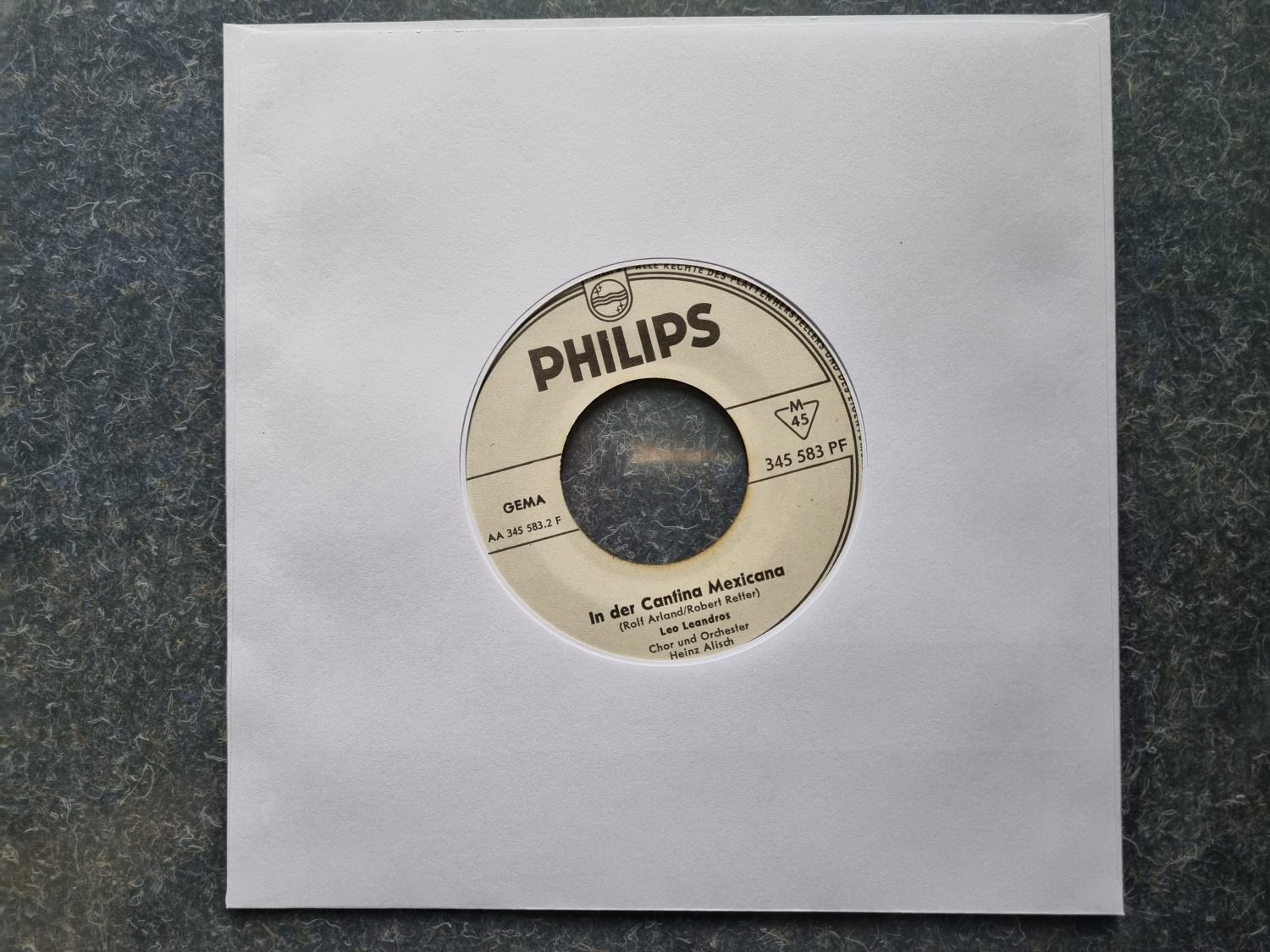 7"" Single Vinyl Leo Leandros - Madrilena/ In der Cantina Mexicana PROMO