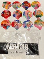 Japanese Guitar picks- Pickboy 17 Mosaic Celluloid-Lot of 12-Heavy- Rare shape