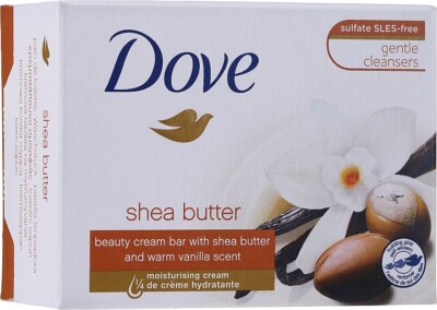 Lot De 6 Savons Crème Dove Au Beurre De Karité Et Vanille - 90g Chacun - Neuf