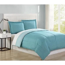 Essential Home Microfiber Comforter Set Twin size Mint color
