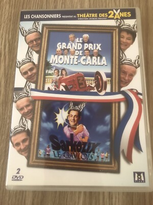SET 2 DVD SARKOZIX LE GAULOIS + LE GRAND PRIX DE MONTE CARLA JEAN AMADOU