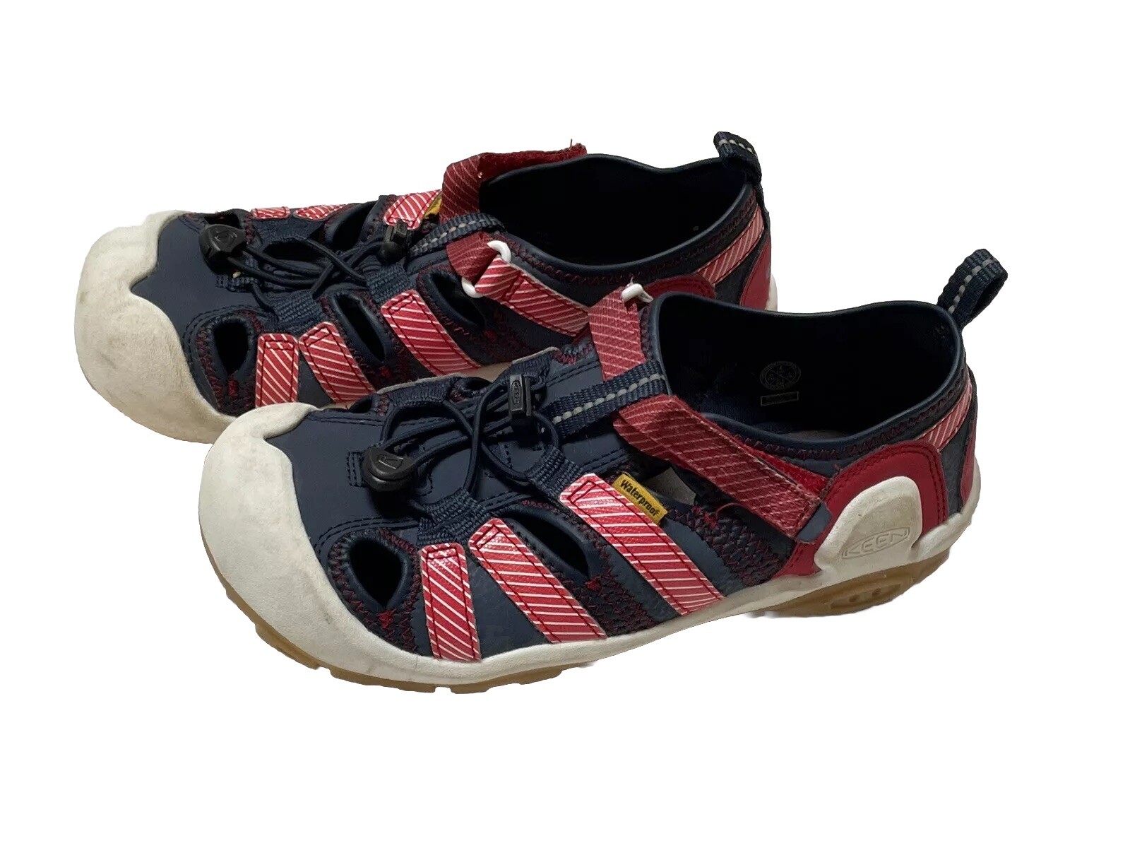 Sandali Keen Knotch Creek bambini giovani arco contorno scarpe sport acquatici rosse taglia 4